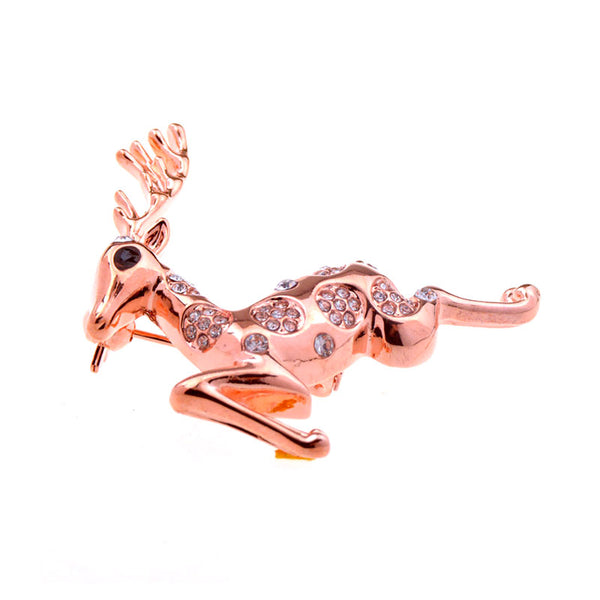 Animals Plants Crystal Zircon Brooch