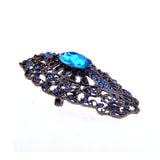 Crystal Zircon Brooch