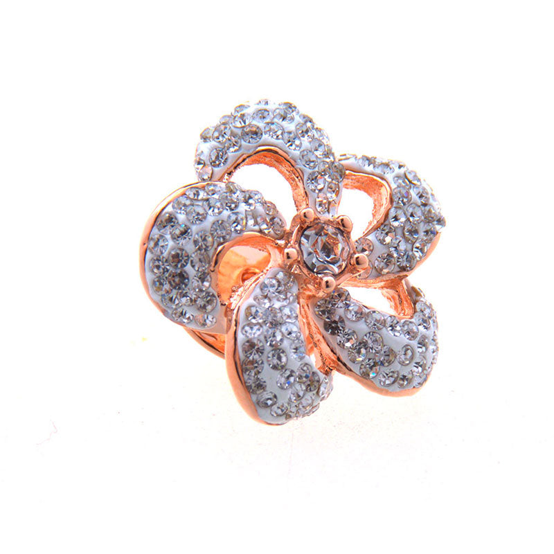 Animals Plants Crystal Zircon Brooch