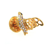 Animals Plants Crystal Zircon Brooch