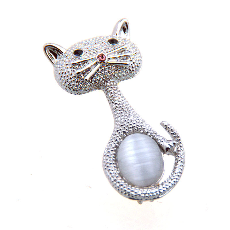 Cartoon Anime Cateye Glass Brooch